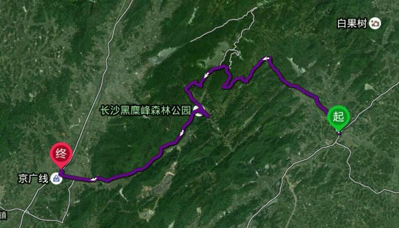 徒步黑麋峰